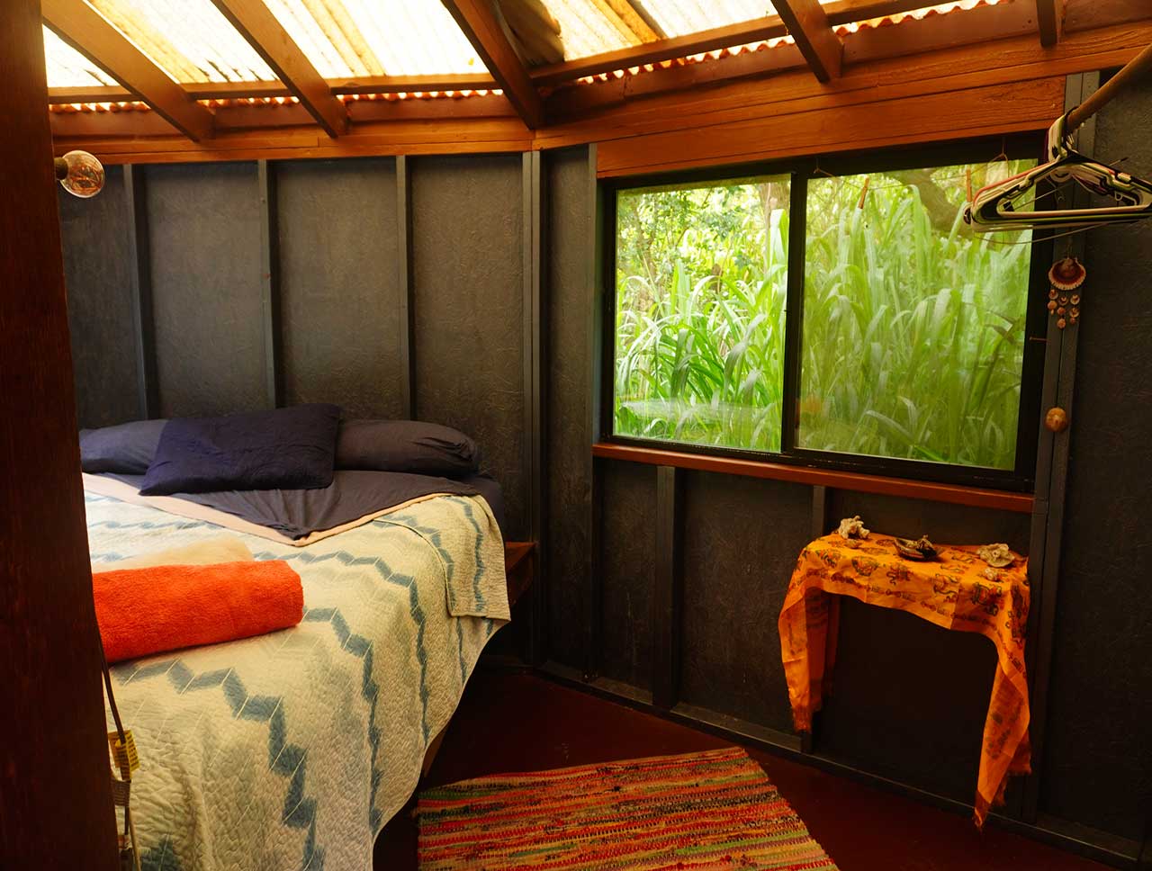 Hale Mandala bed room view - Earthsong Hawaii