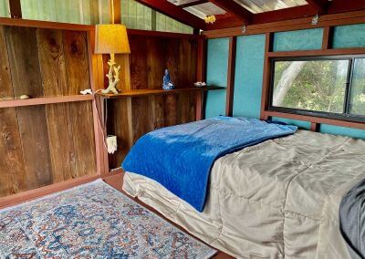 Sleeping quarters at Earthsong Foundation's Treehouse.